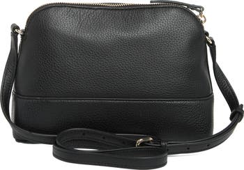 southport ave hannah leather crossbody bag