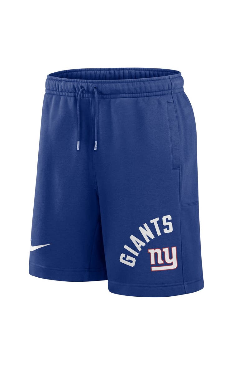 Men's Nike Royal New York Giants Arched Kicker Shorts, Alternate, color, Royal