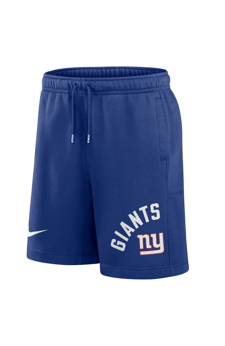 Nike Men's Nike Royal New York Giants Arched Kicker Shorts, Alternate, color, Royal