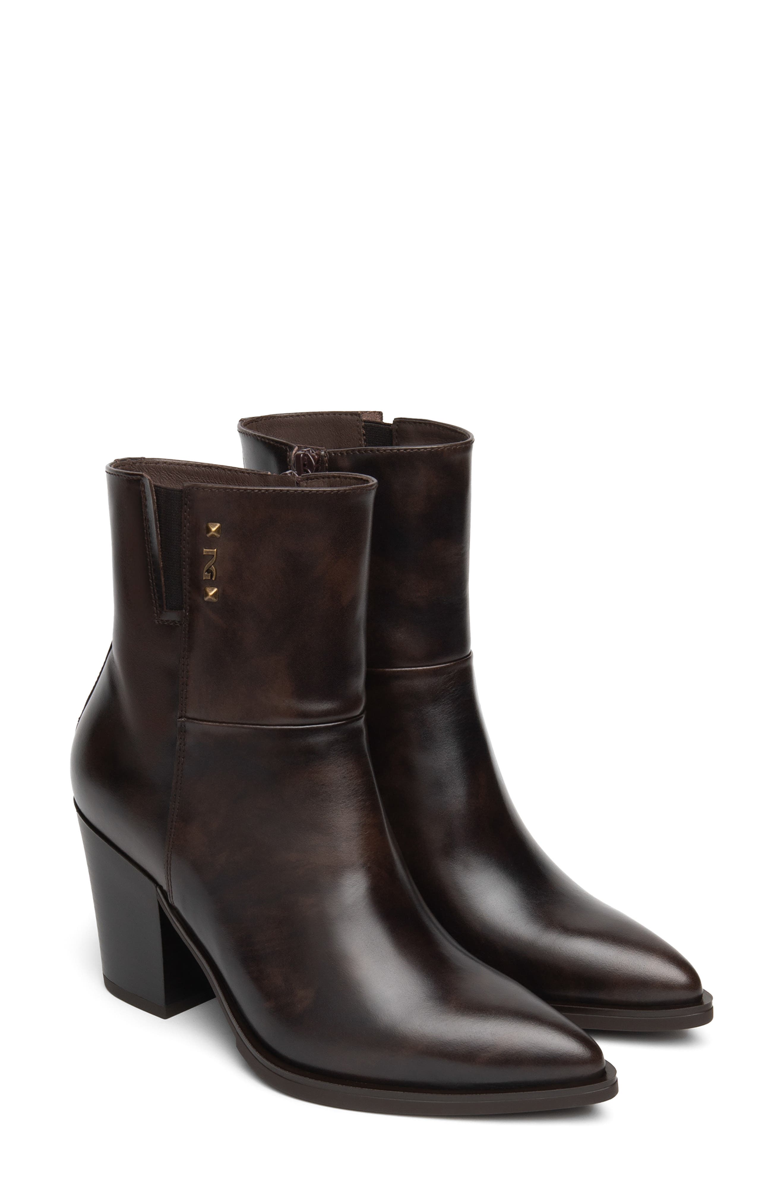 Western Bootie, Main, color, CHOCOLATE