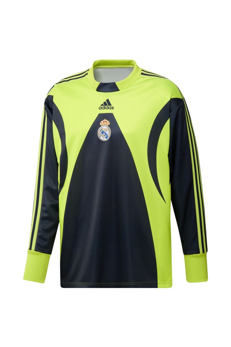 Men's adidas Navy Real Madrid Authentic Football Icon Goalkeeper Jersey, Alternate, color, Navy