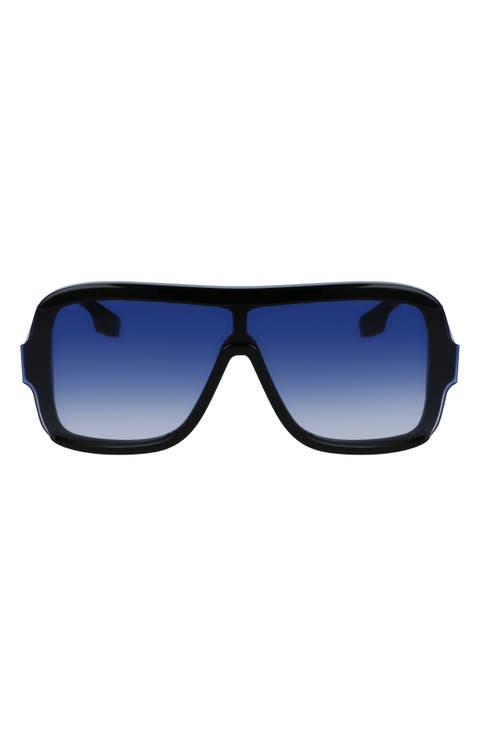 64mm Chain Shield Sunglasses