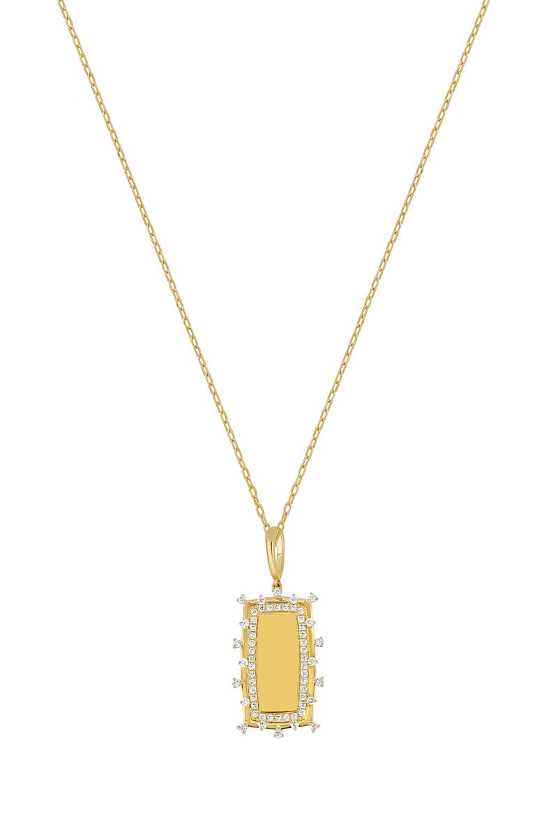 Kiera Diamond Pendant Necklace, Main, color, 18K YELLOW GOLD