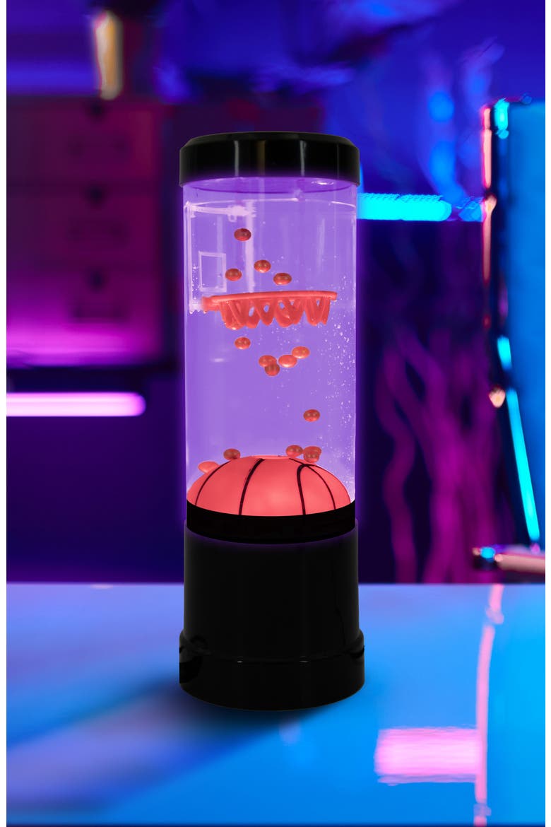 12-Inch Basketball Motion Lamp, Alternate, color, BLACK