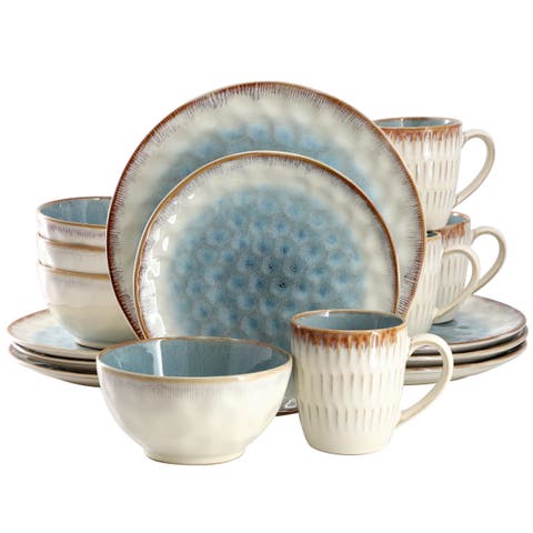Leann 16 Piece Stoneware Dinnerware Set
