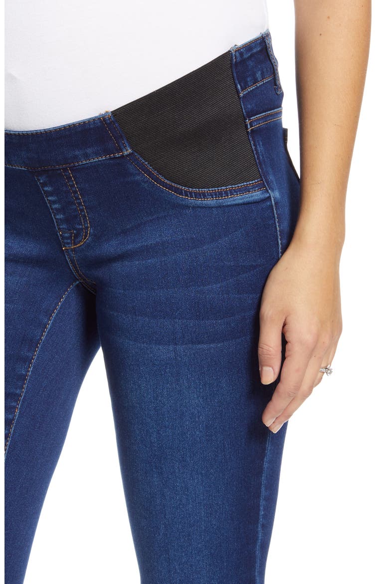 Butter Crop Skinny Maternity Jeans, Alternate, color, LENNOX