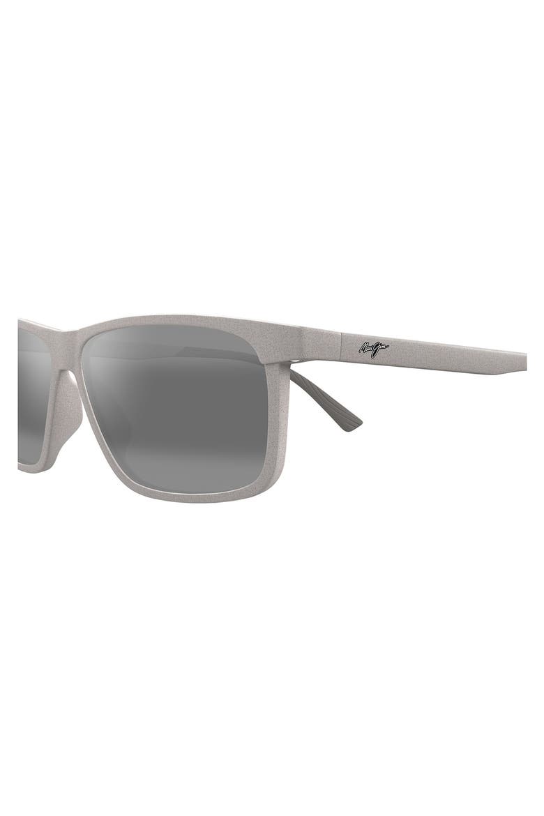 Pulama 56mm PolarizedPlus2® Rectangular Sunglasses, Alternate, color, GREY