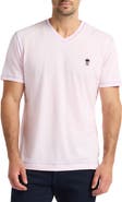 Robert Graham Damien V-Neck Knit T-Shirt