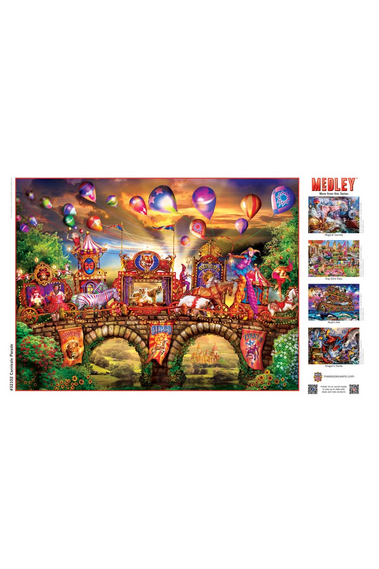 Carnivale Parade 300 Piece Jigsaw Puzzle, Alternate, color, Multicolor