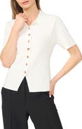 Ted Baker Eva Collar Peplum Short Sleeve Cardigan
