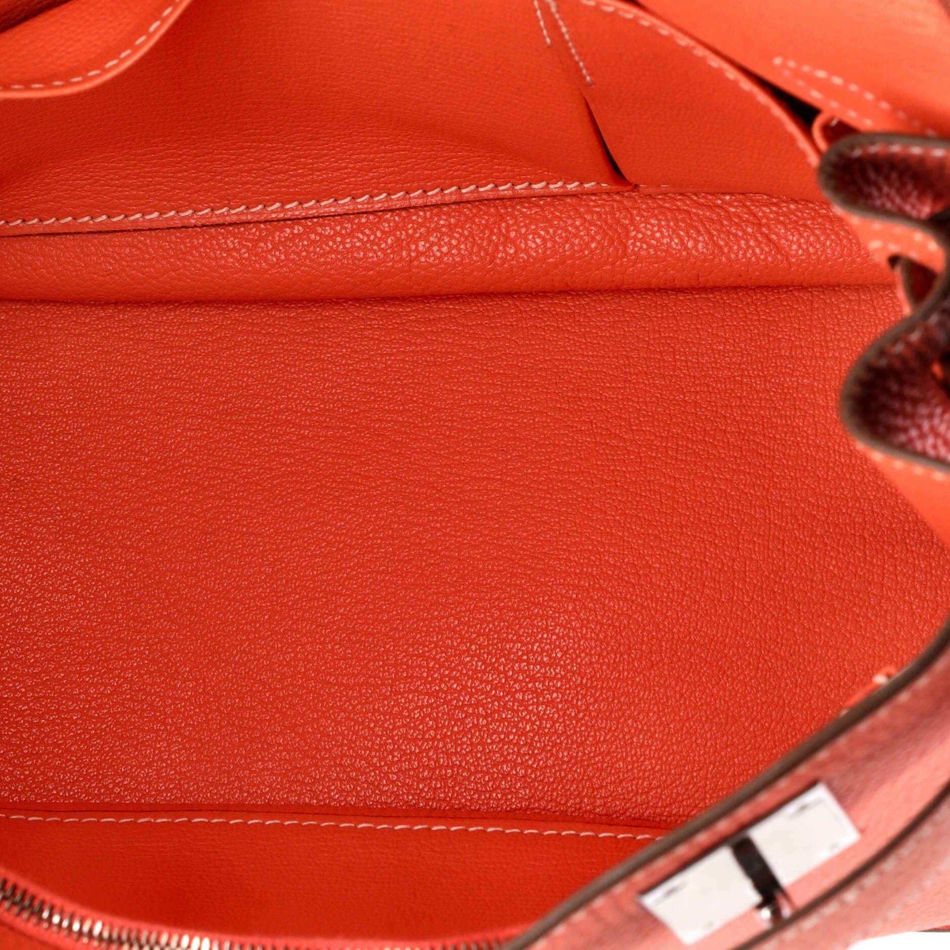 Pre-Owned Hermes Jypsiere Bag Clemence 28, Alternate, color, Crevette