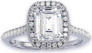 SUZY LEVIAN Emerald Cut Cubic Zirconia Ring