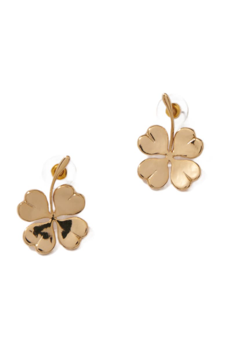 maje Shamrock earrings, Alternate, color, 