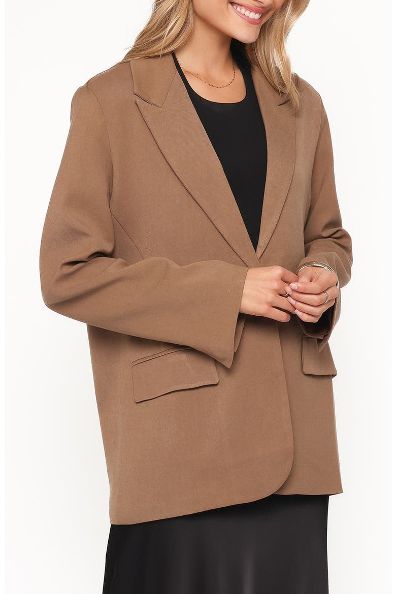 Tove Tie Back Blazer, Alternate, color, TAN