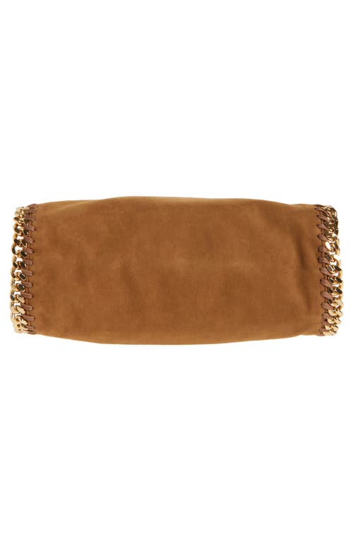 Stella Mccartney Camel Suede Alter Mat Mini Falabella Handbag In Brandy