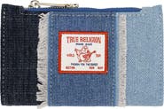 USPA ACCESSORIES Small Frayed Denim Bifold Wallet