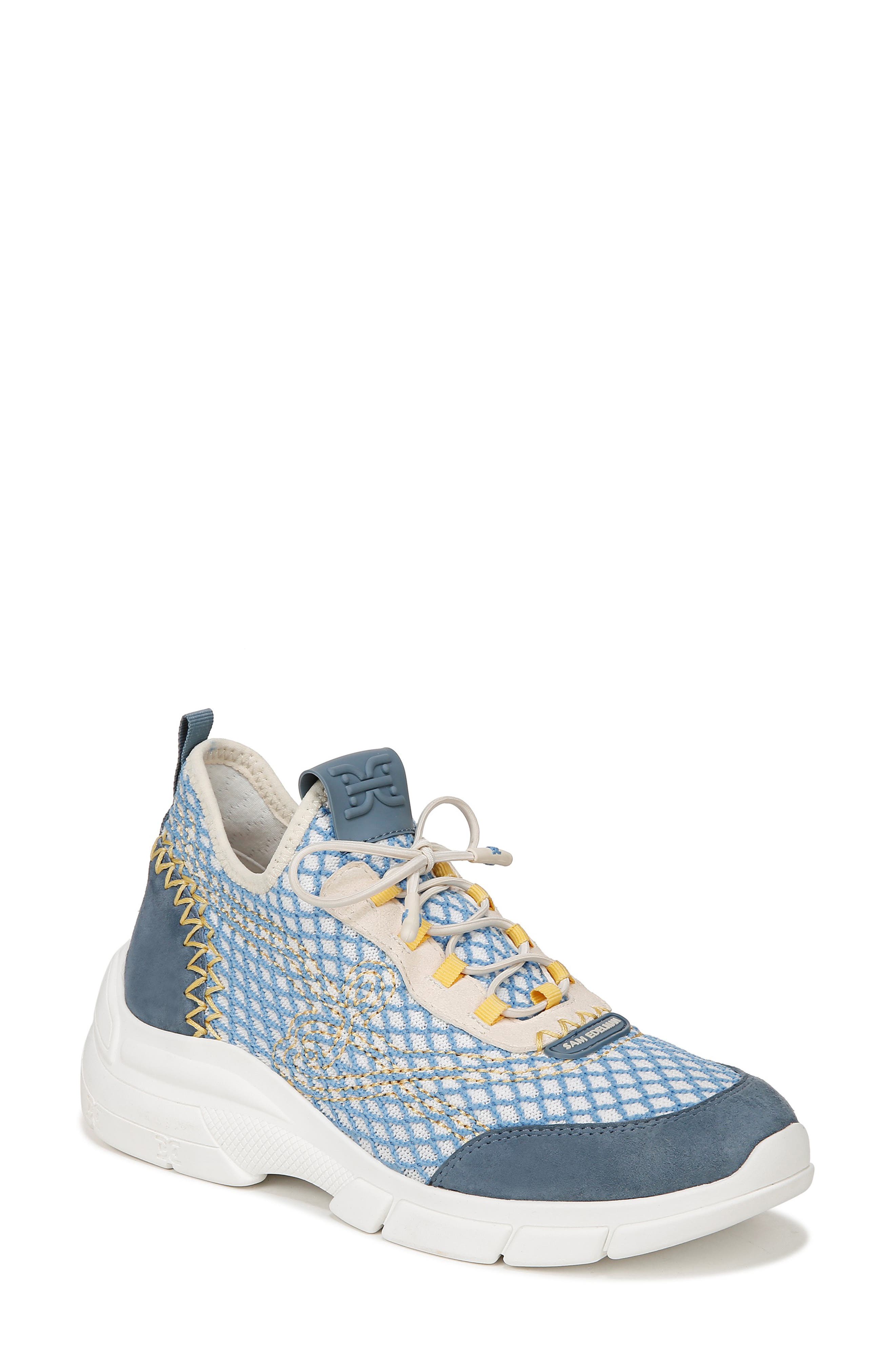 Sam Edelman Chelsie Knit Sneaker, Main, color, Summer Sky/Blue Mist