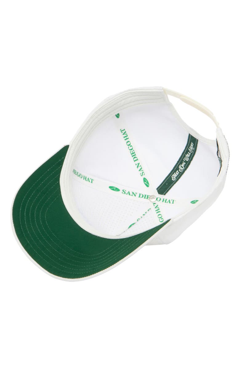 San Diego Hat Dog Hunt Adjustable Baseball Cap, Alternate, color, White