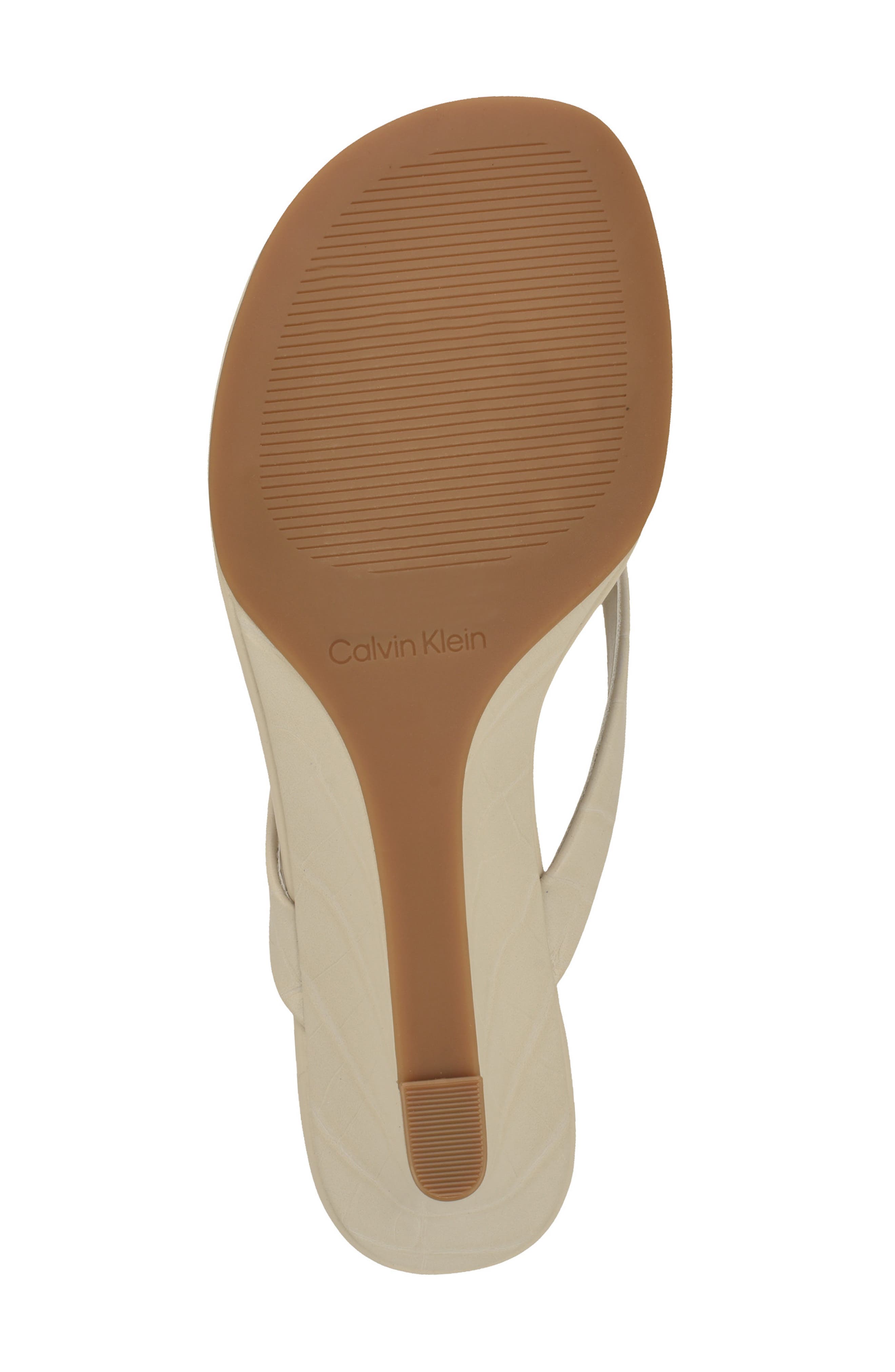 Maggy Wedge Slide Sandal, Alternate, color, OFF WHITE
