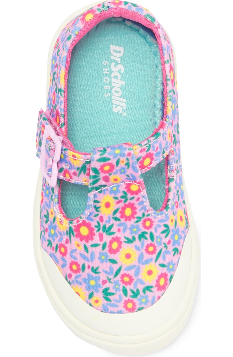 Dr. Scholl's Kids' Madi T-Strap Sneaker, Alternate, color, Pink Floral