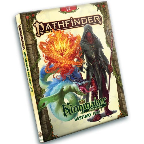 Paizo Inc. Pathfinder Kingmaker Bestiary Fifth Edition (5E)  Rpg Book in Multicolored  product