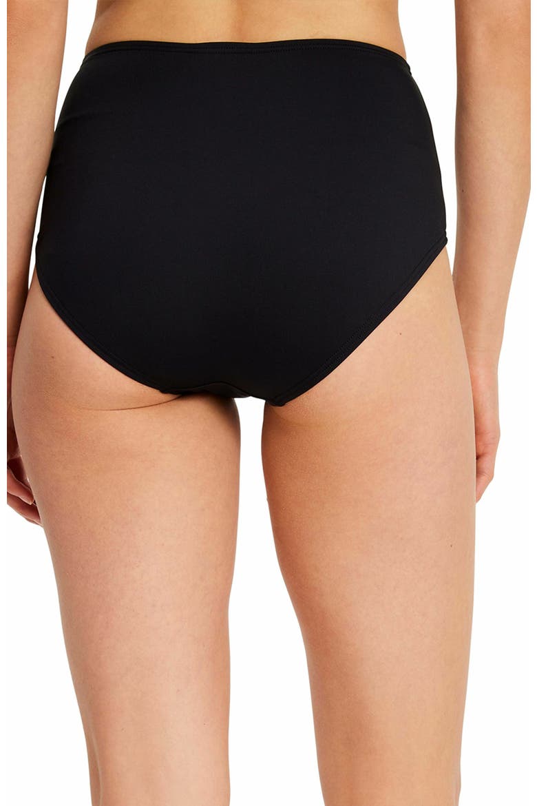 High Waist Bikini Swim Bottom, Main, color, Black