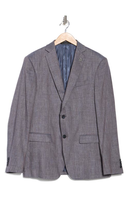 John Varvatos Star Usa Solid Linen & Wool Sport Coat In Blue