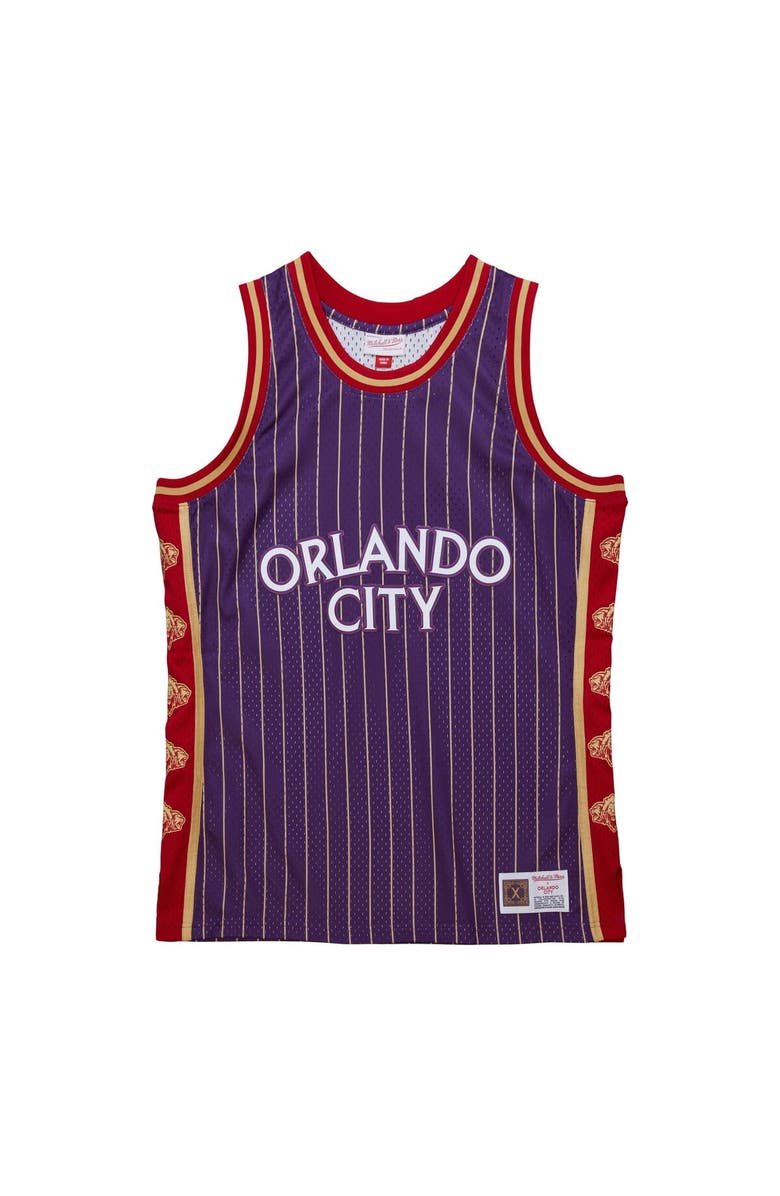 Mitchell & Ness Men's Mitchell & Ness Purple Orlando City SC 10th Anniversary Swingman Basketball Jersey, Alternate, color, Purple