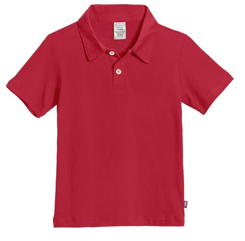 Baby Boys Soft Cotton Jersey 2-Button Short Sleeve Polo Shirt (Baby)