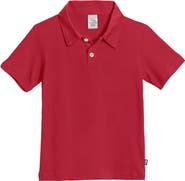 City Threads USA-Made Baby Boys Soft 100% Cotton Jersey 2-Button Short Sleeve Polo Shirt