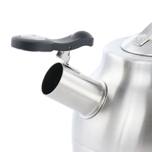 Kenmore 2.3 Quart Stainless Steel Whistling Tea Kettle In Silver