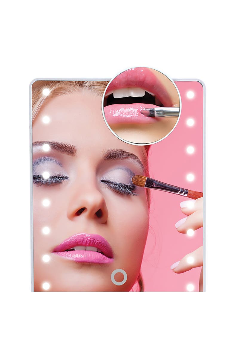 LED Lighted Vanity Makeup Mirror, Alternate, color, White