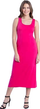 24seven Comfort Apparel Scoop Neck Maxi Dress with Racerback Detail