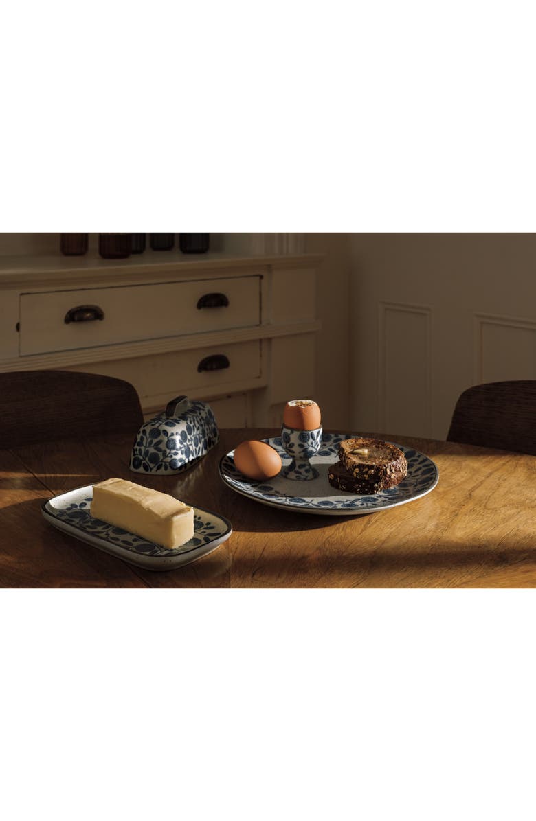 Danica Brands Set of 6 Calendula Element Dinner Plate 10 Inch, Alternate, color, Blue