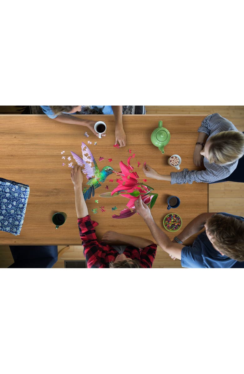Madd Capp I Am Hummingbird 300 Piece Bird Shaped Jigsaw Puzzle, Alternate, color,