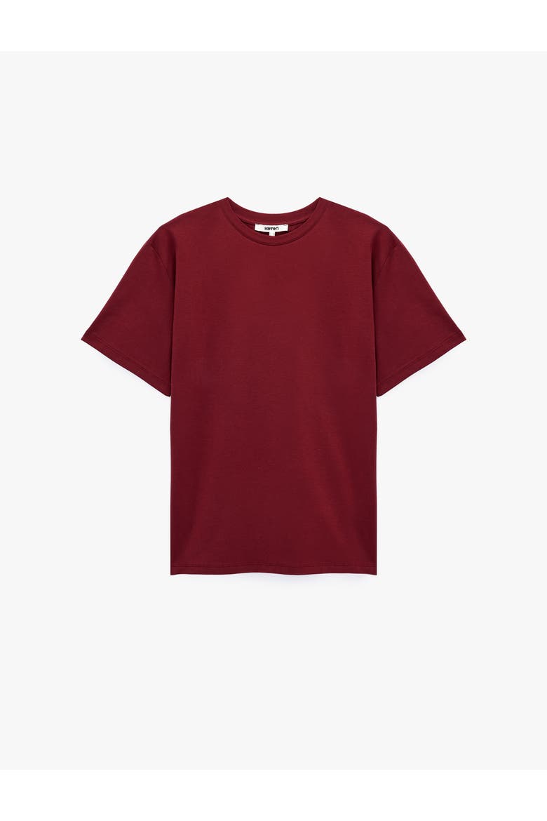 Oversize Basic T-Shirt, Alternate, color, BORDEUX