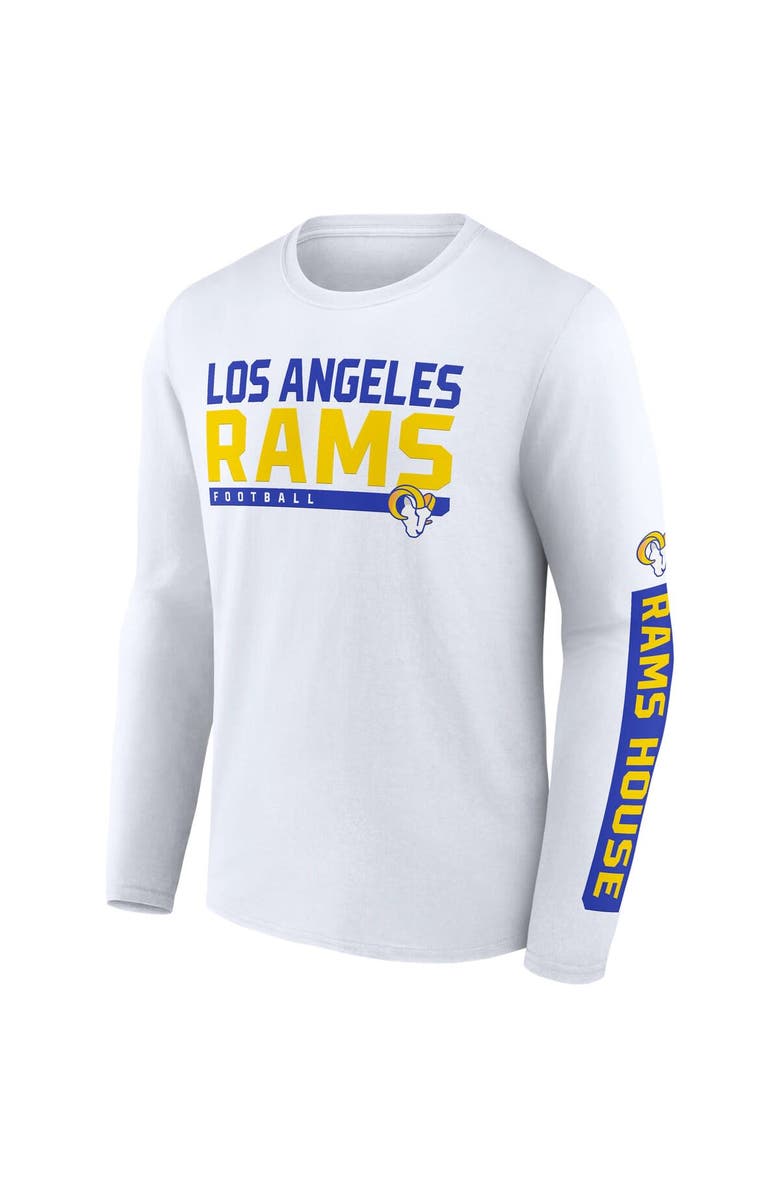 FANATICS Men's Fanatics Branded Royal/White Los Angeles Rams Two-Pack 2023 Schedule T-Shirt Combo Set, Alternate, color, Royal