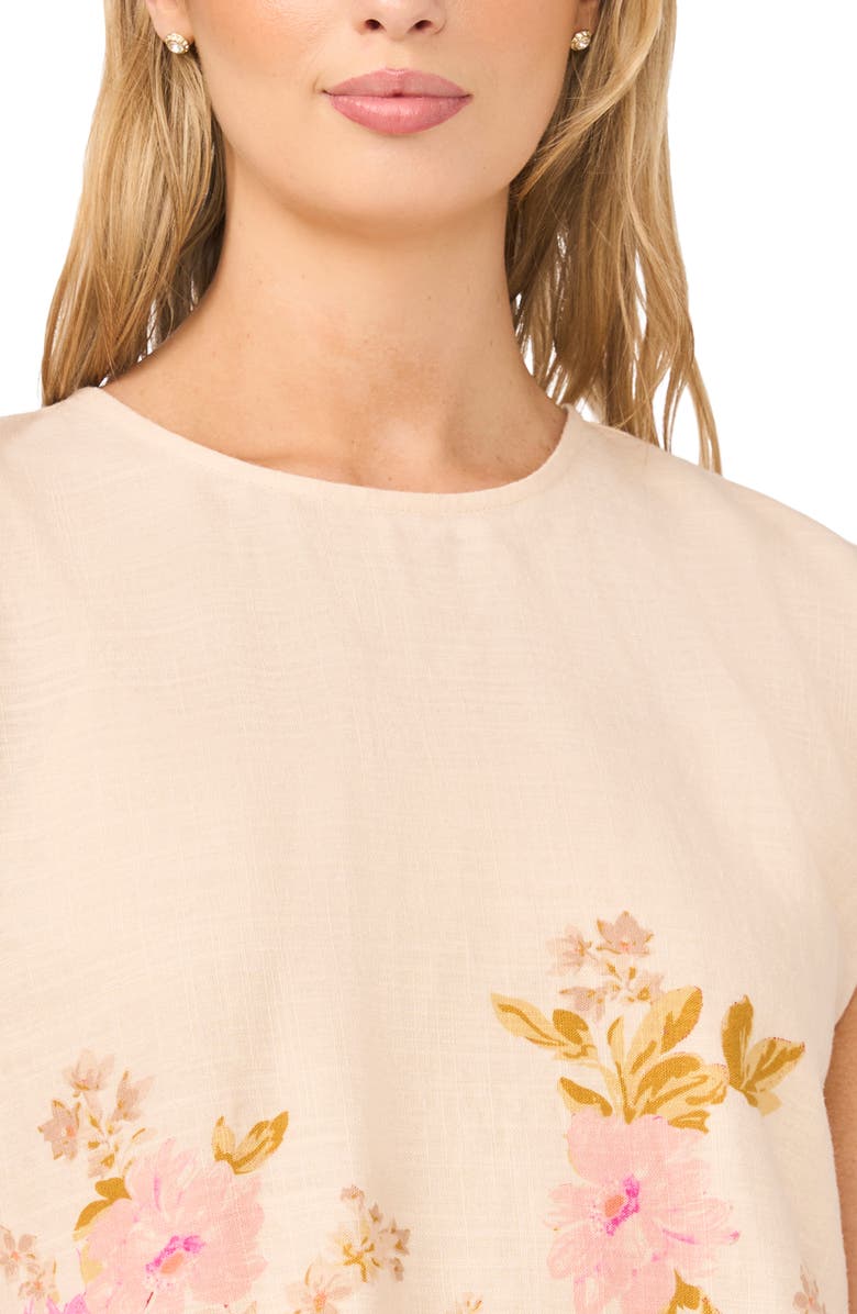 Halogen<sup>®</sup> Floral Print Top, Alternate, color,