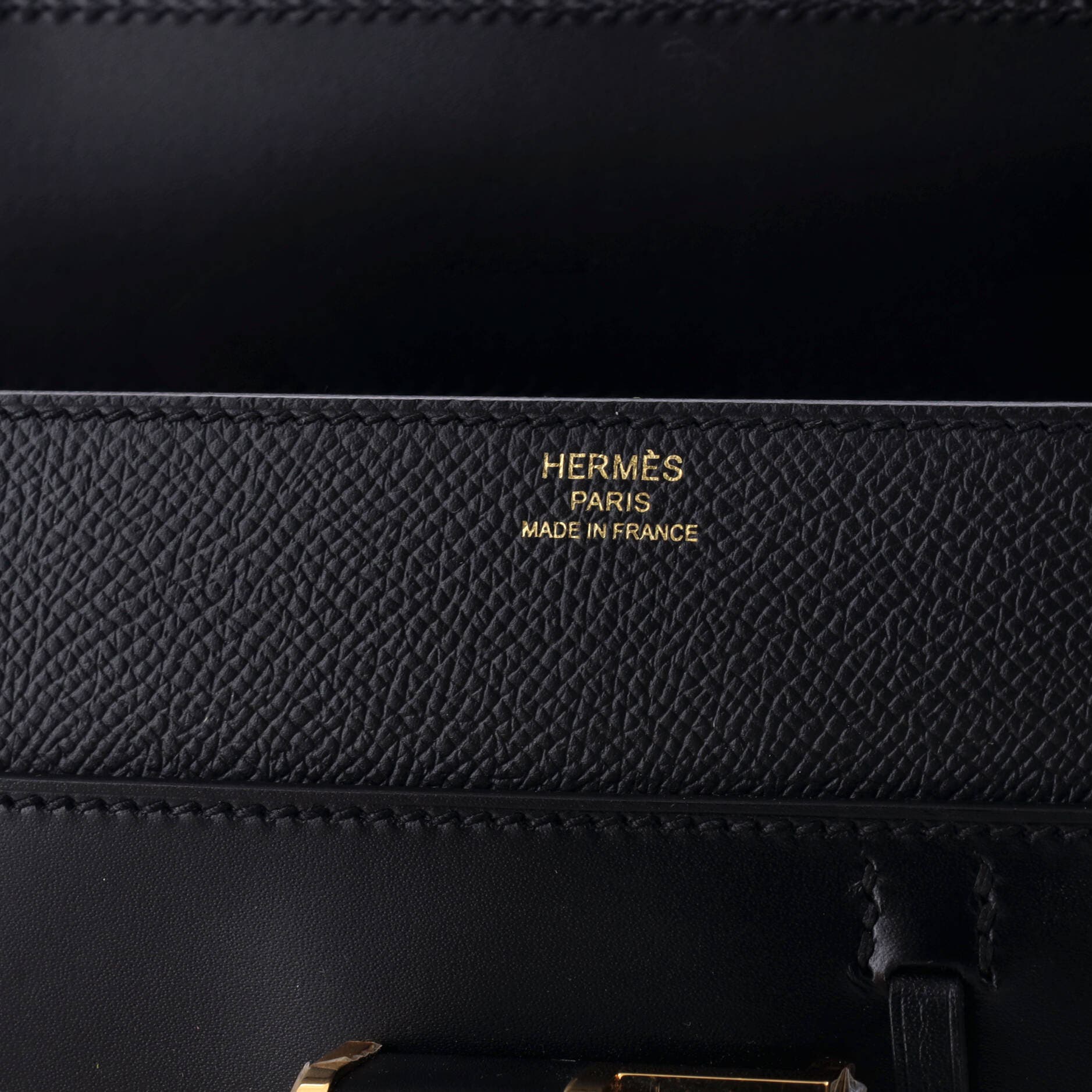 Pre-Owned Hermes Sacabar Shoulder Bag Epsom and Swift 24, Alternate, color, Noir