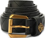 Kurt Geiger London Micro Quilt Leather Belt