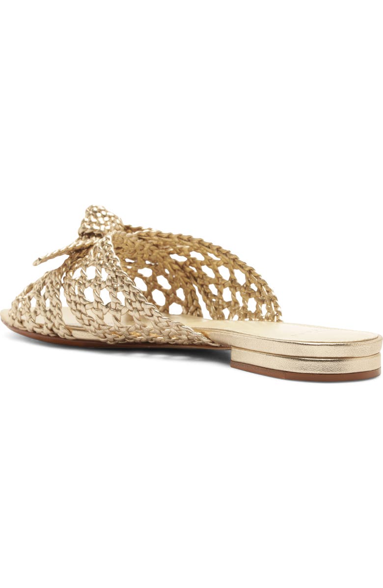 Alexandre Birman Belinda Woven Slide Sandal, Alternate, color, Golden