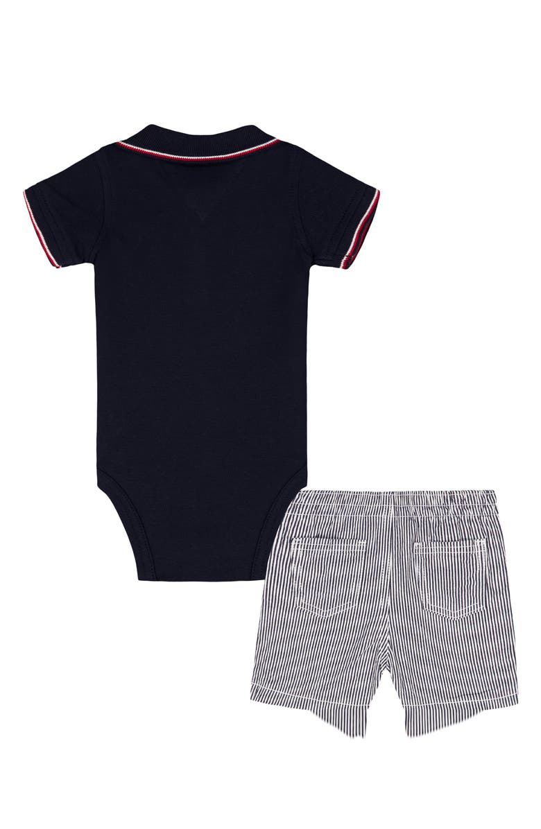 Tommy Hilfiger Kids' Polo & Stripe Shorts Set, Alternate, color, Navy