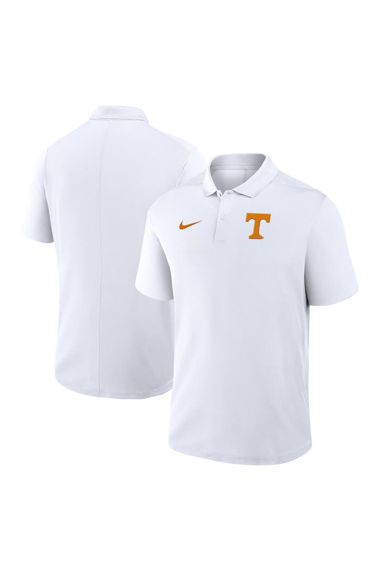 Men's Nike White Tennessee Volunteers Primetime Victory Primary Logo Performance Polo, Main, color, White