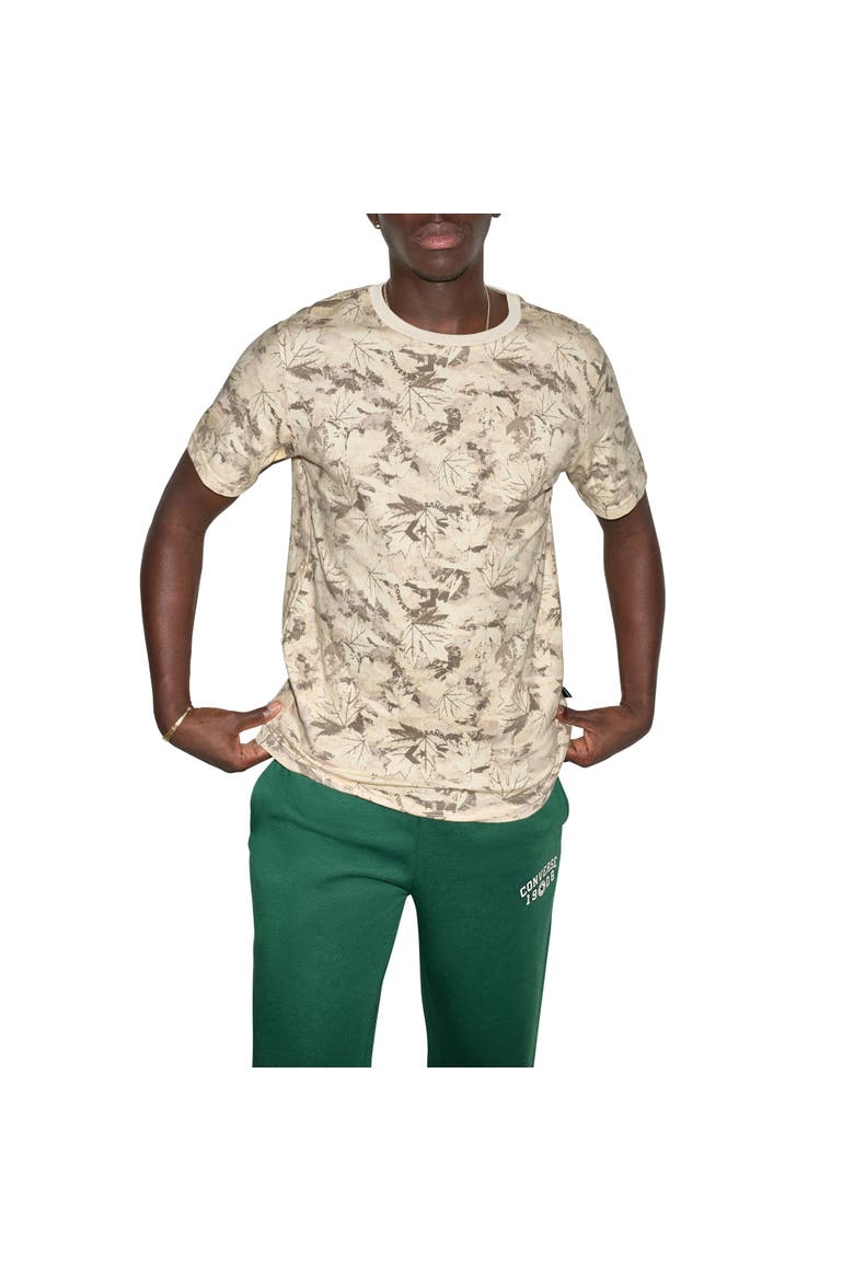 All Over Print Camo Tee, Main, color, PAPYRUS MULTI