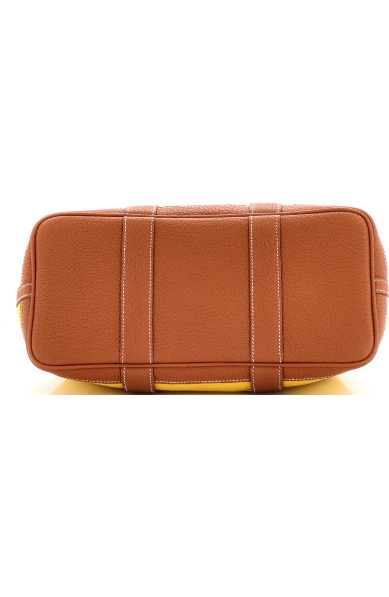 Pre-Owned Hermes Garden Party Tote Toile and Leather 30, Alternate, color, Jaune Ambre