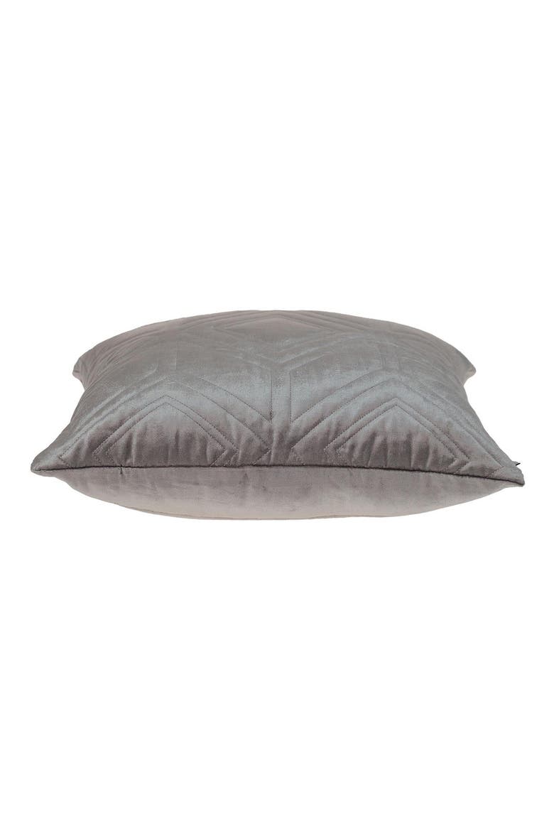 Reta Diamond Quilted Throw Pillow, Alternate, color, TAUPE