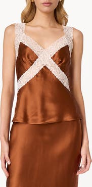 CAMI NYC Helga Bias Silk Camisole