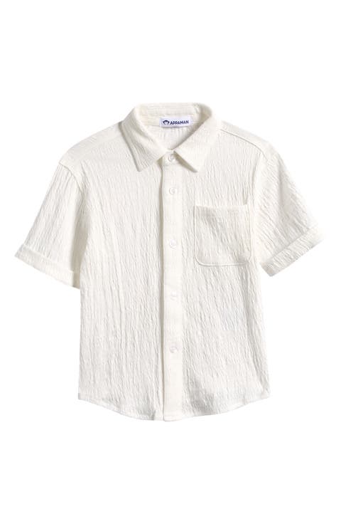 Kids' Beach Short Button-Up Shirt (Big Kid)