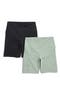 Set of 2 Lux High Waist Bike Shorts