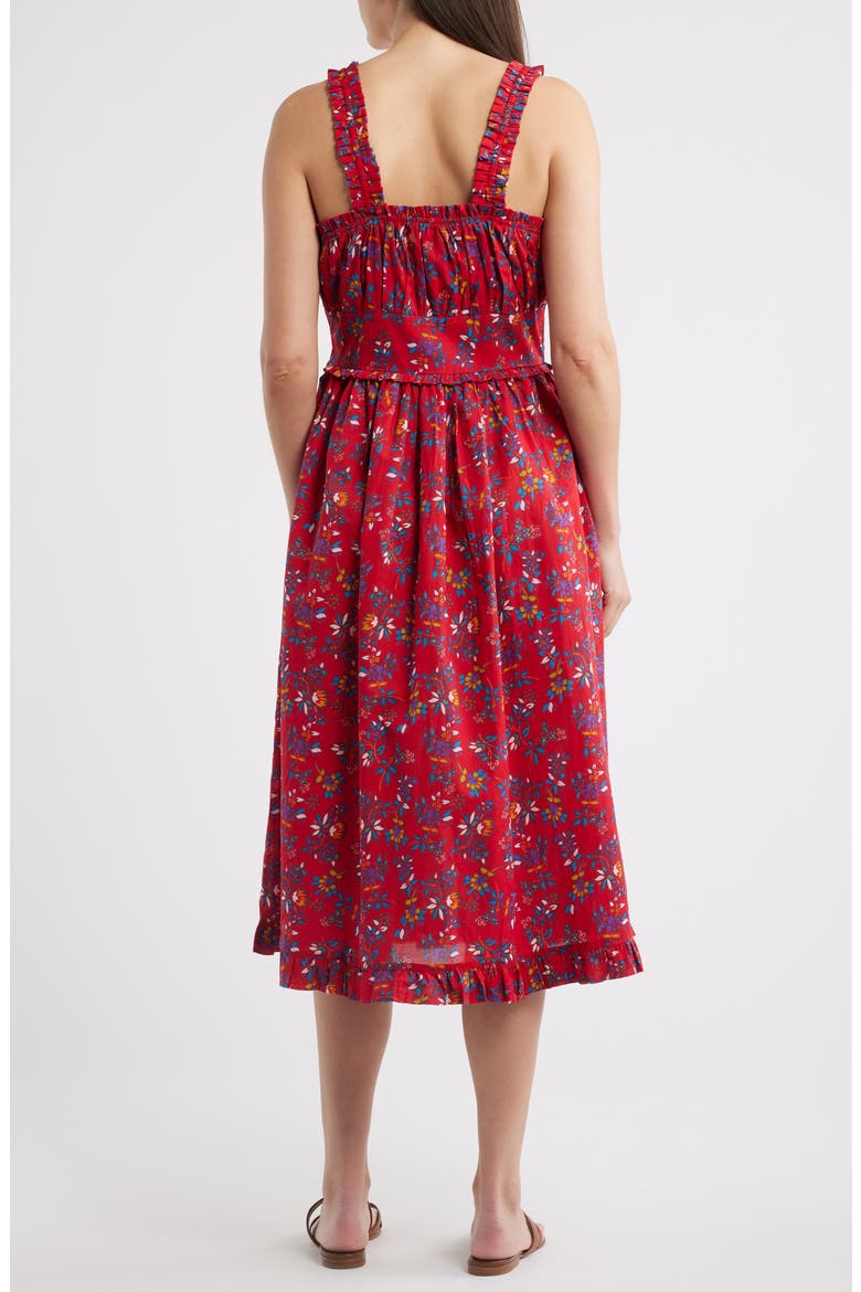 Calla Floral Cotton Sundress, Alternate, color, ISOLA